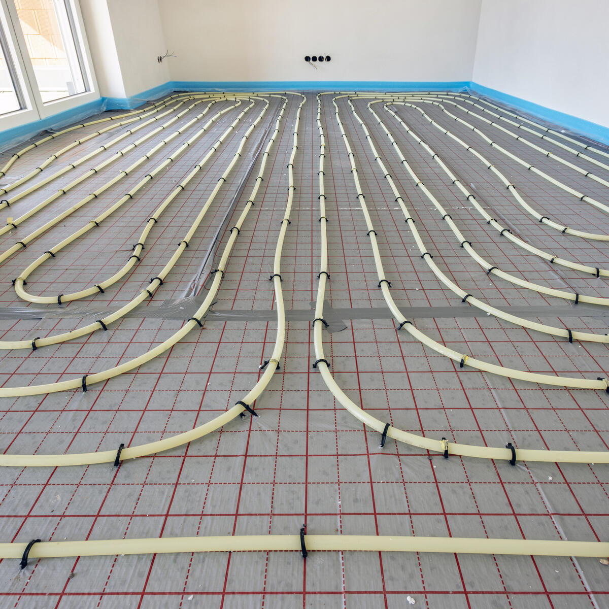 Unterdämmung verlegen